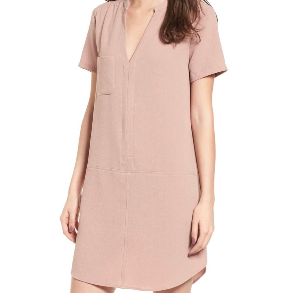 All in Favor Hailer Crepe Dress
